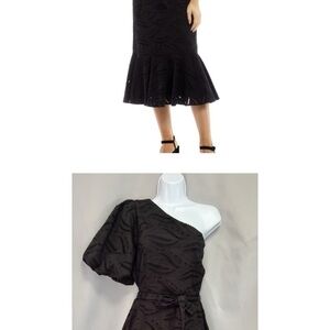 Elegant Black One-Shoulder Dress